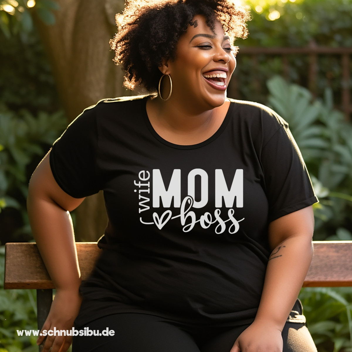 Bügelbild Muttertag - Mom Boss